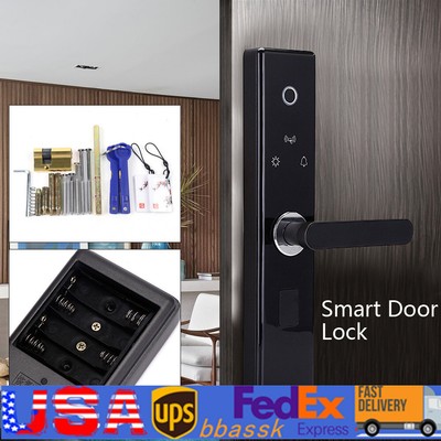 Biometric Fingerprint Digital Keypad Door Lock Keyless Entry Smart Door Lock 