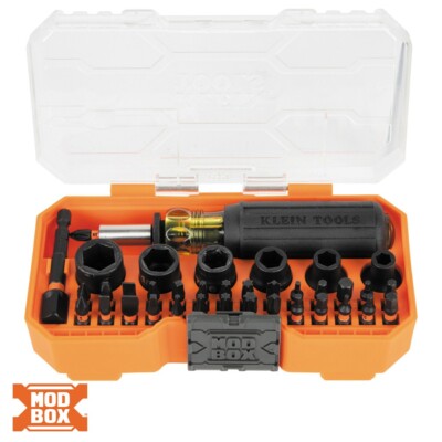 Klein Tools 33805 ProFlex Impact Screwdriver Bit and Socket Set, 38-Piece