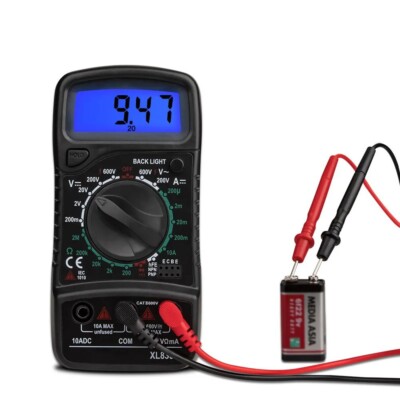 Digital Multimeter Voltmeter Ammeter AC DC Volt Ohmmeter Tester Meter Auto Range