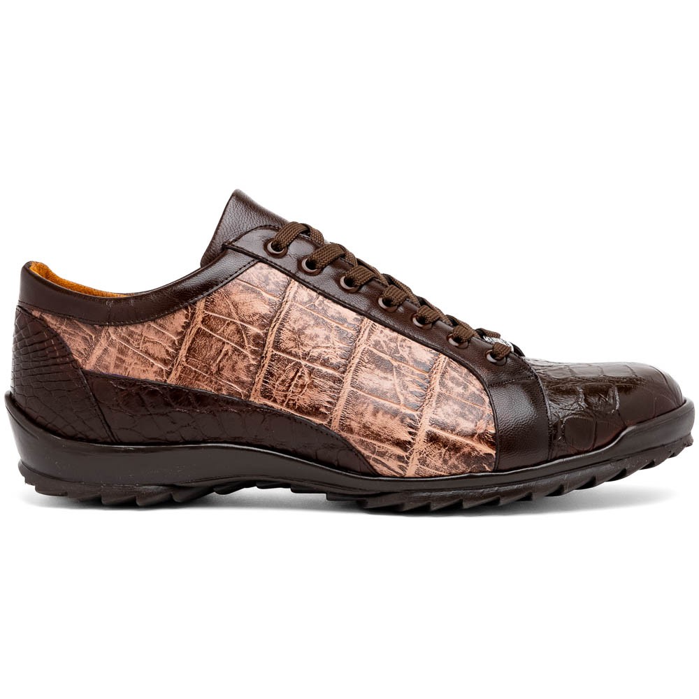 Marco Di Milano Cairo Alligator Sneaker Brown / Orix