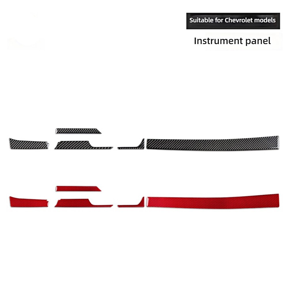 1 Set of 5PCS Precise-Fit Dashboard Panel Trim for Chevrolet Camaro 2016-2019
