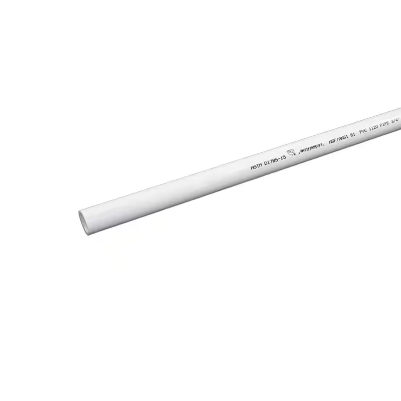 PVC Pipe Schedule 40 3 Inch x 2 Foot White Plumbing DWV Drain Waste Vent 260 PSI