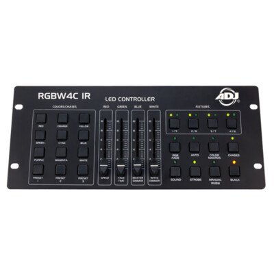American DJ RGBW4C-IR 32-Channel DMX Controller for RGB, RGBW RGBA LED Fixtures