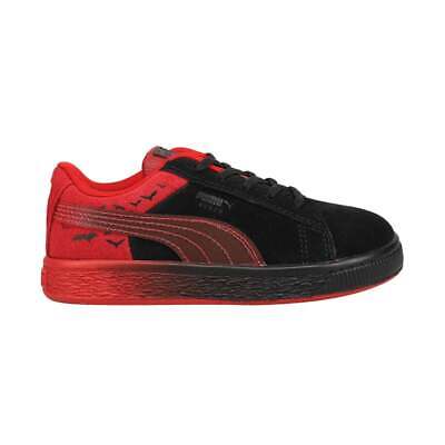 Puma Suede Classic Batman Ac Lace Up Toddler Boys Черные кроссовки Повседневная обувь