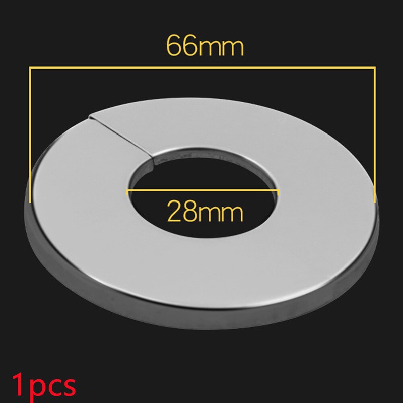Stainless Steel Water Pipe Wall Covers Bathroom Shower Faucet Cover 24-35mm