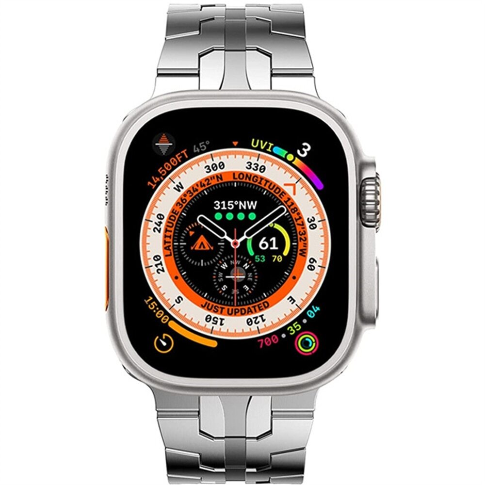 Titanium Alloy Band Strap TPU Case For Apple Watch Ultra 49mm Series 9/8/7/6/SE