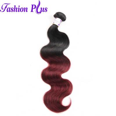 Ombre Human Hair Bundles Body Wave Bundles Weft Hair Extension Colored Remy Hair