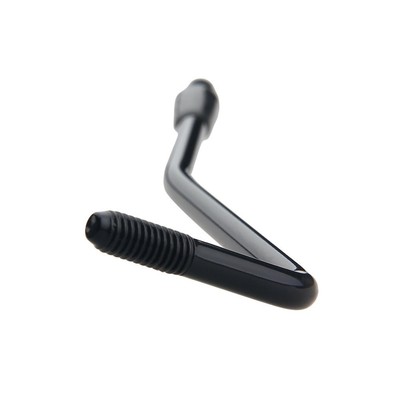 Kmise Z3718 Black Tip ST Style Tremolo Arm Whammy Bar Fits Strat Guitar