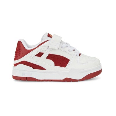 

Кроссовки Puma Slipstream Suede Fs Slip On Youth Boys Size  M Повседневная обувь 3886, Белый, Puma Slipstream Suede Fs Slip On Youth