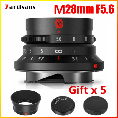 7artisans 28mm F5.6 Full Frame Wide Angle Lens for Leica M L/M Mount M10 Camera