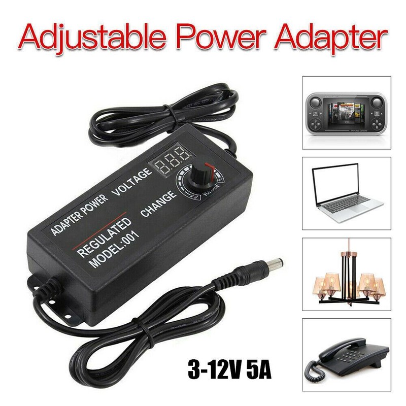 3v-12v Adjustable Voltage Charger Variable