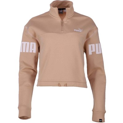 

Толстовка Puma Power HalfZip женская коричневая 58953467, Коричневый
