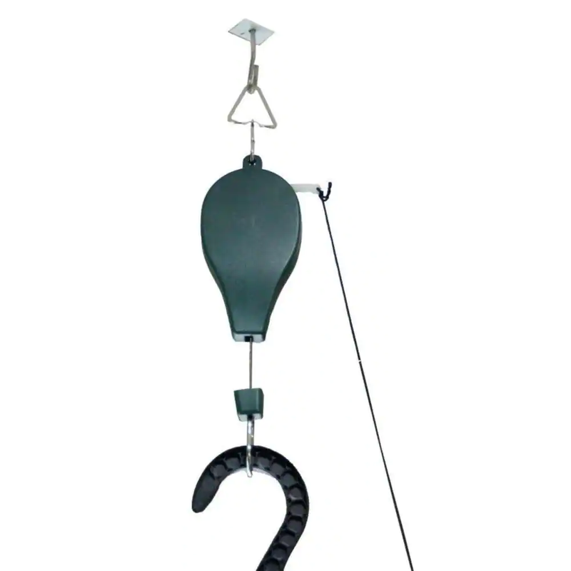 Pulley System for Hanging Plants and Bird Feeders 3-Pack Extender Manual Break