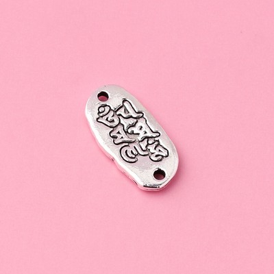 925 Sterling Silver DIY Tibetan Buddhism Charm Pendant, Connector F1212