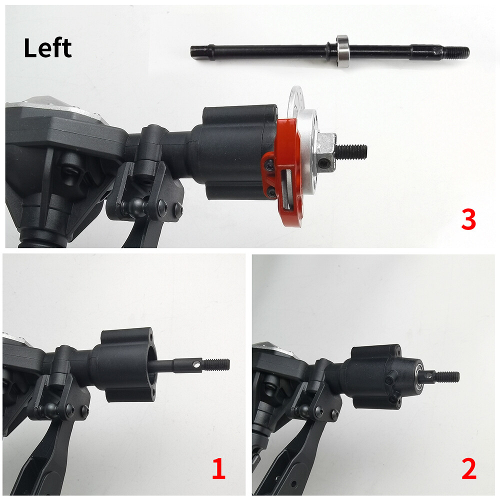 Metal Front / Rear CVD Drive Shaft for 1/10 RC Car AXIAL RBX10 Ryft 4WD AXI03005