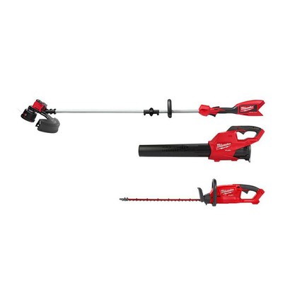 Milwaukee String Trimmer Blower and Hedge Trimmer 18-Volt Cordless (3-Tool Only)