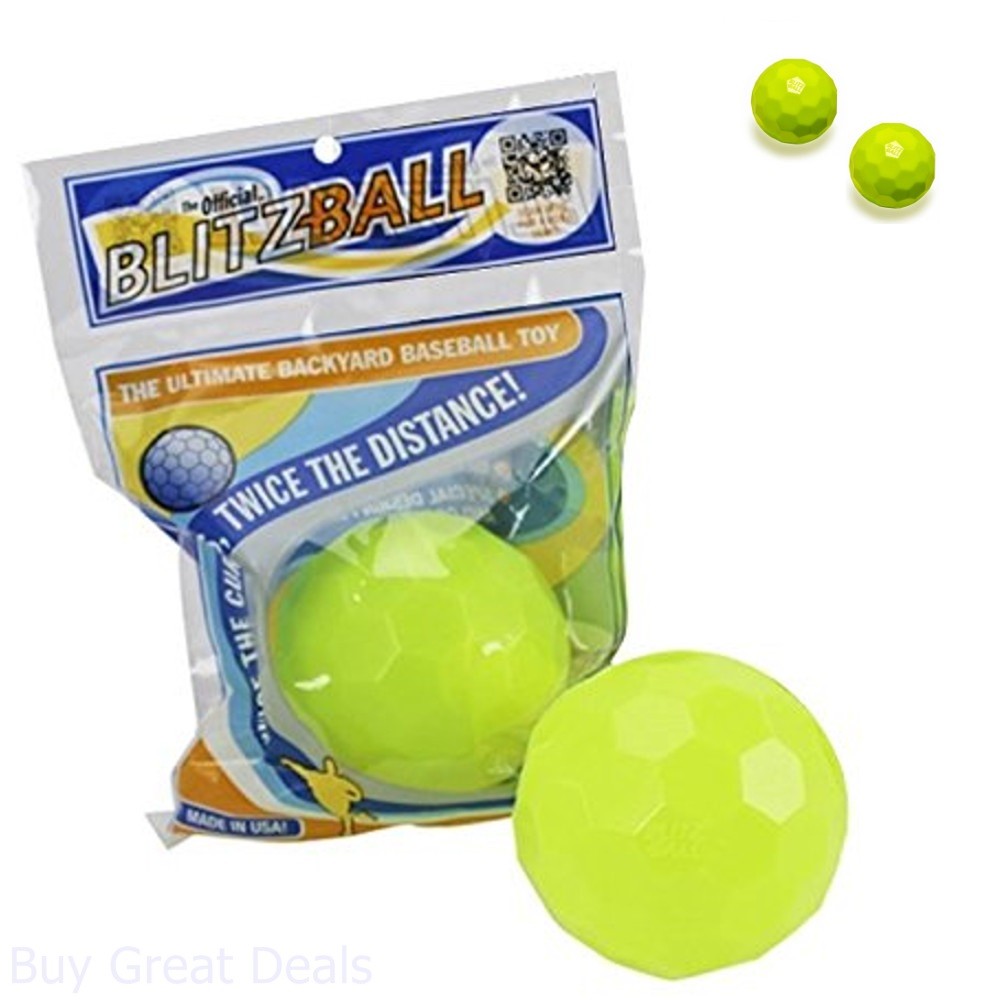 Blitzball Plastic Baseball 2 Pack Highperformance Plastic Construction