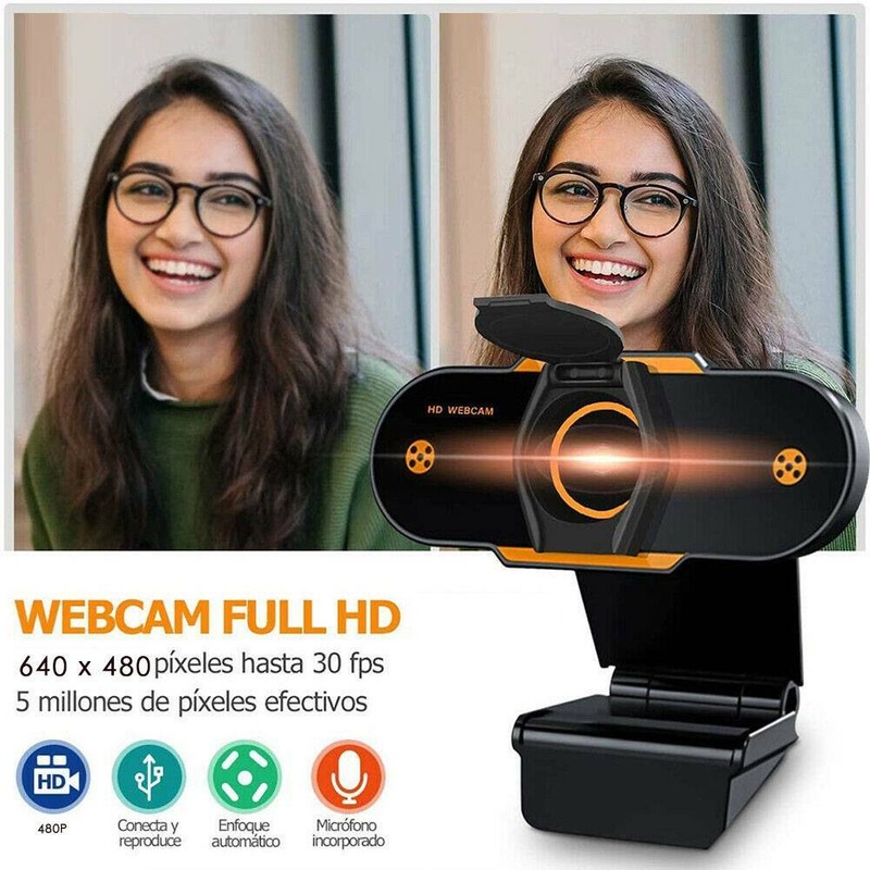 HD Webcam Laptop Kamera USB 2.0 3.0 Mit Mikrofon für PC Computer Windows 10 Mac