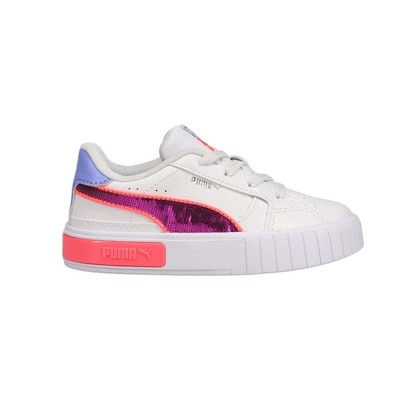 

Puma Cali Star Glitzy Lace Up Toddler Girls Белые кроссовки Повседневная обувь 3885330, Белый, Puma Cali Star Glitzy Lace Up Toddler