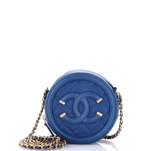 CHANEL AP0060 CC Logo Round Mini Shoulder and Crossbody Bag