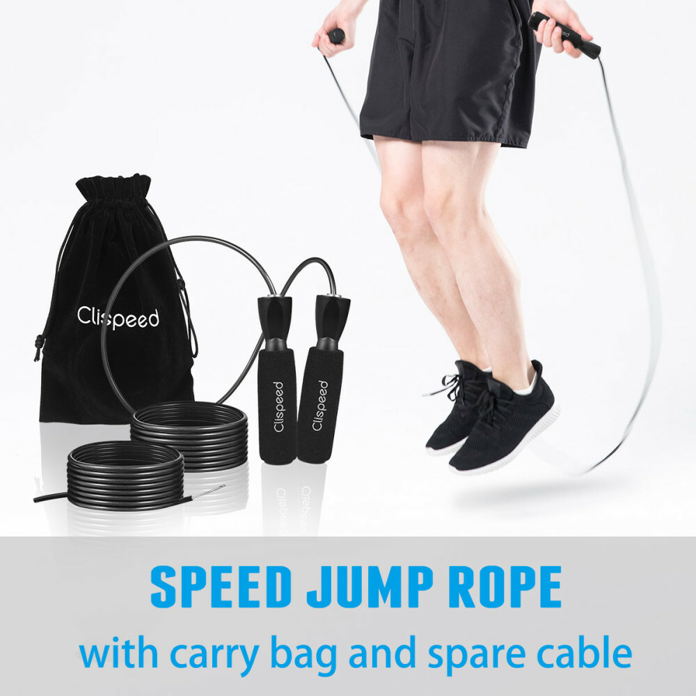 EVO Fitness PRO Skipping Jump Speed Rope Indoor Gym Workout crossfit Exercise