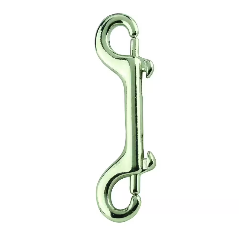 Stainless Steel Double End Snap Hook 90 lb Rope Chain Strap Leash Spring Clip