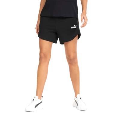 Женские черные повседневные спортивные штаны Puma Essentials High Waist 5 дюймов 848339