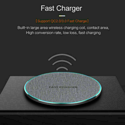 30W Wireless Charger Fast Charging Pad For iPhone 14 13 12 Google Pixel 7/7 Pro