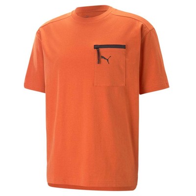 

Puma Open Road Crew Neck Футболка с коротким рукавом Мужские оранжевые повседневные топы 67340194, Оранжевый, Puma Open Road Crew Neck Short Sleeve T-Shirt