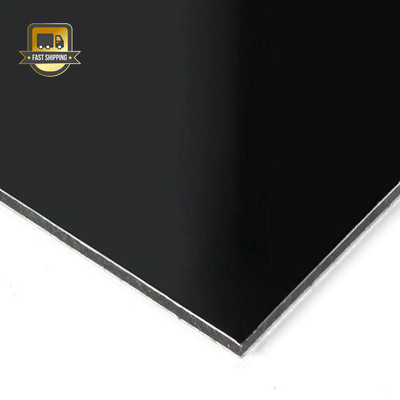 36 In. X 72 In. X 1/8 In. Thick Aluminum Composite ACM Black Sheet