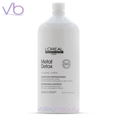 L'OREAL Metal Detox Shampoo | Sulfate-Free Metal Remover for Colored Hair, NEW