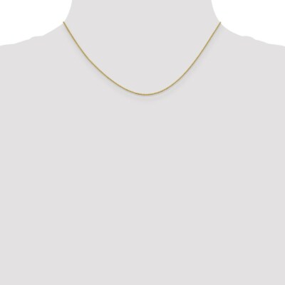 Pre-owned Superdealsforeverything 18k 16 Inch .7mm Box With Lobster Clasp Chain; 16 Inch; Lobster Clasp In Yellow
