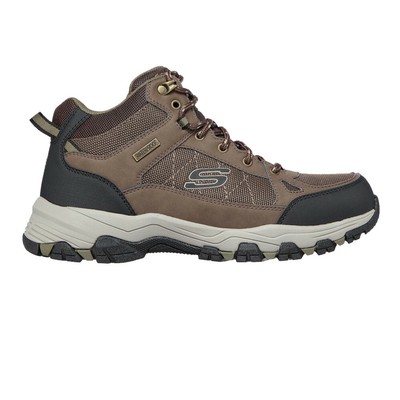 SKECHERS SKECHERS MENS SELMEN - MELANO WALKING BOOTS BROWN SPORTS OUTDOORS WATERPROOF