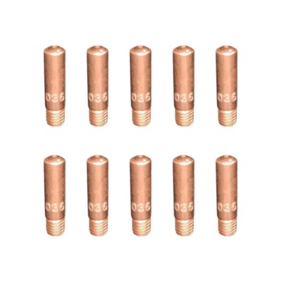 10 pcs Contact Tips .035 fit Linc. Weld Pak 100 Plus WeldPak 100Plus 10681