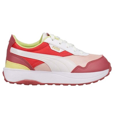 Puma Cruise Rider Silky Toddler Girls Beige, White Кроссовки Повседневная обувь 381865-