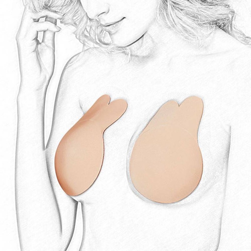 Invisible Adhesive Bra Breast Silicone Push Up Nipple Cover Strapless Tape Lift Invisible Adhesive Bra Breast Silicone Push Up Nipple Cover Strapless Tape Lift