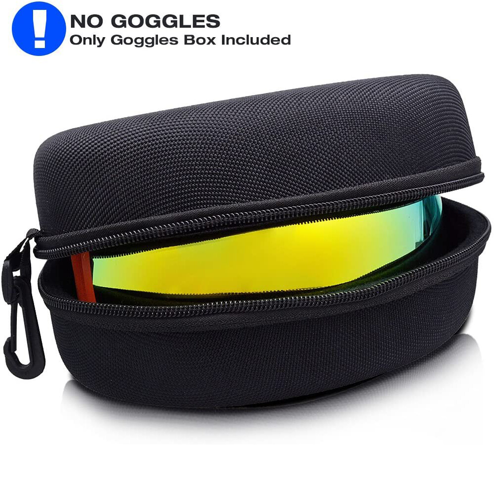 Ski Goggles Case Snowboard Skiing Goggles Sunglasses Carrying Bag Zip Hard Box