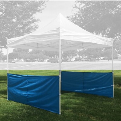 Set of 2 Half Walls for Pop Up Tent Canopy 10'x10' 10'x15' 10'x20' - Cool Colors