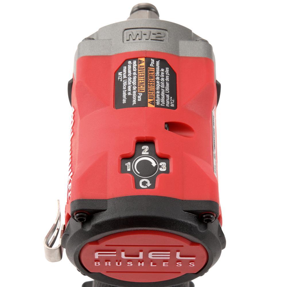 Milwaukee 2554-20 M12 FUEL Brushless Cordless Stubby 3/8 in. Impact Wrench