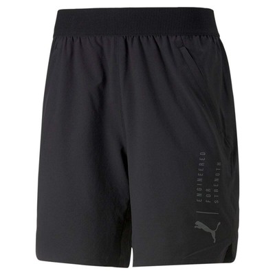 Puma Train Ultraweave 7 Shorts Mens Black Athletic Casual Bants 52231801