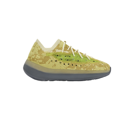 adidas Yeezy Boost 380 Слипоны для мальчиков, желтые кроссовки, повседневная обувь FZ4991