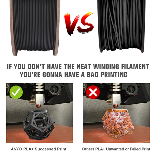 【Buy 10 Pay 6】JAYO 1.1KG PLA SILK ABS PLA+1.75mm With Spool 3D Printer Filament