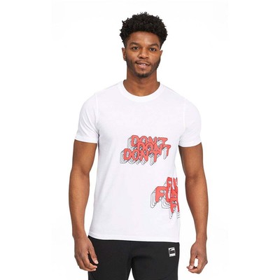 

Футболка Puma Bp Tee 3 мужская, размер , повседневные топы 530732-01, Белый, Puma Bp Tee 3 TShirt