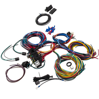 21 Circuit Wiring Wire Harness For Chevy Mercury GMC Chevrolet C10 Universal