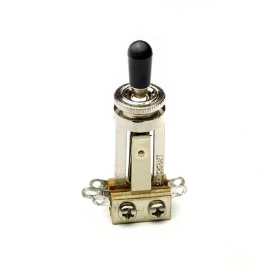 Switchcraft Straight 3-Way Guitar Toggle Switch, Long Shaft