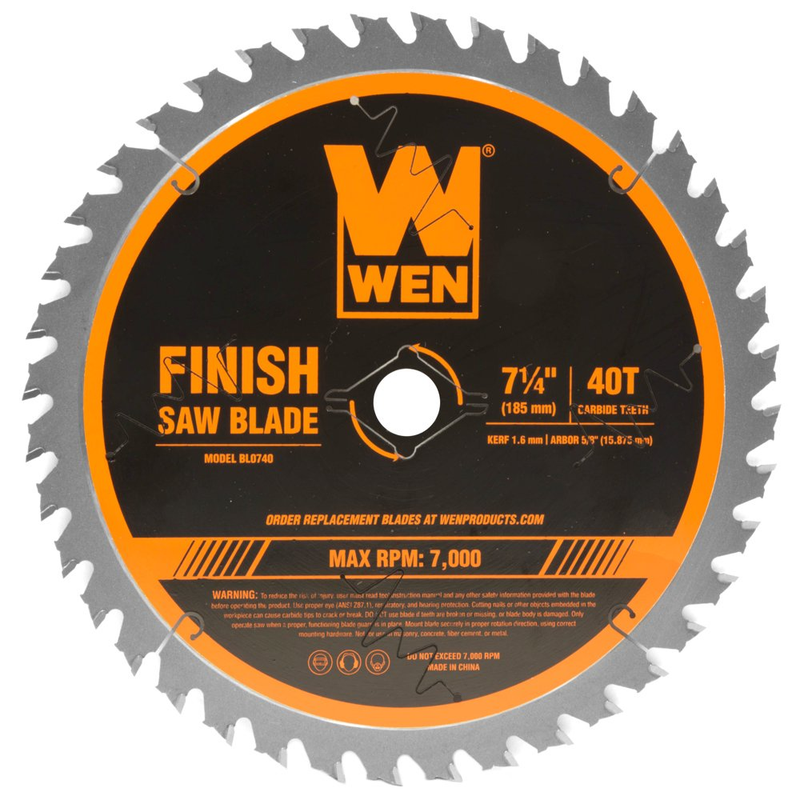 7-1/4" 40-Tooth Carbide-Tipped Professional Finish Blade Mit