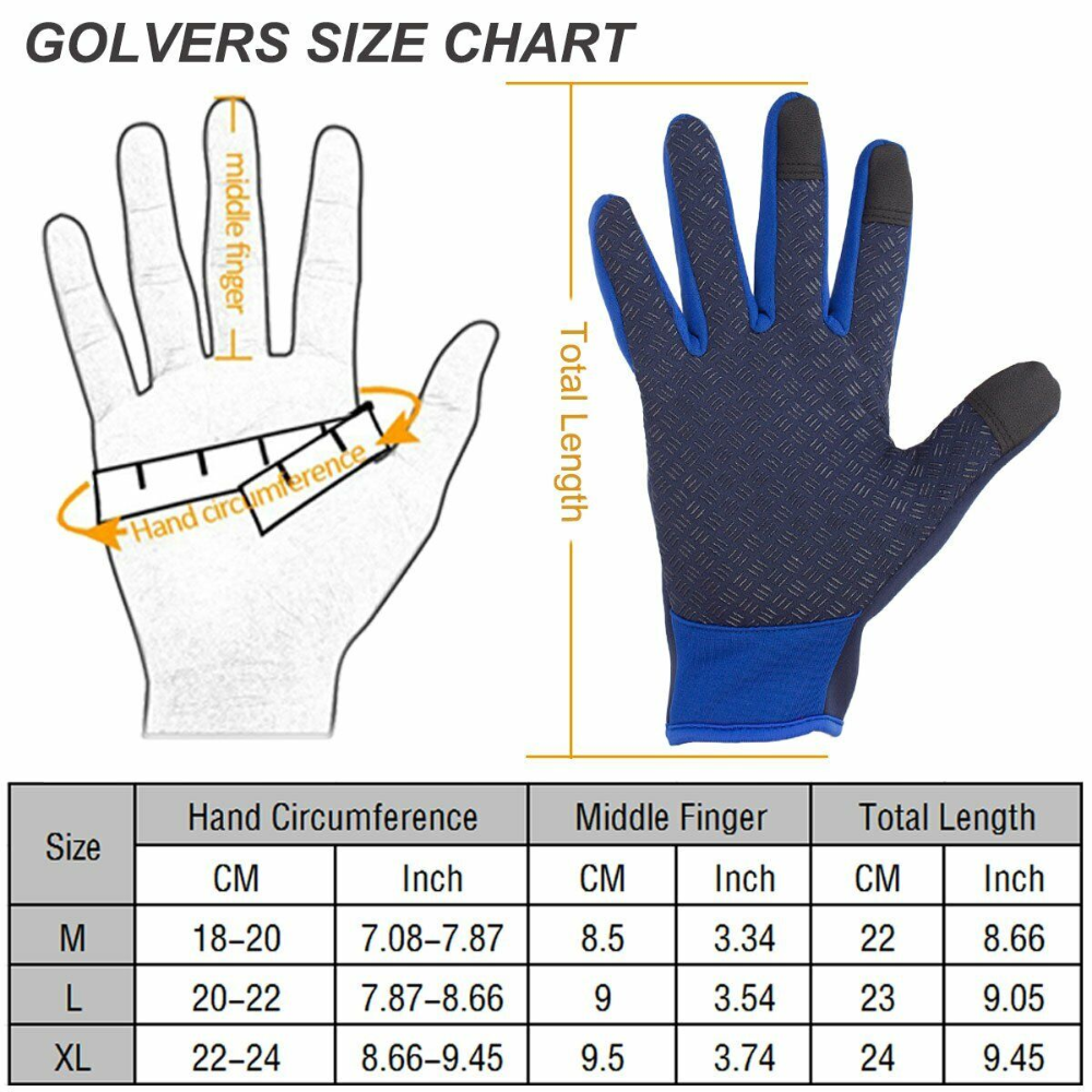 Winter Thermal Ski Gloves Touchscreen Waterproof Snow Motorcycle for Women Men