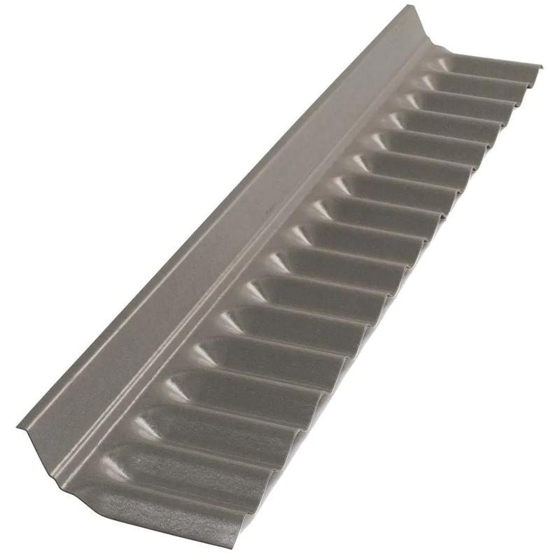 4 Ft. Castle Grey Polycarbonate Wall Connector