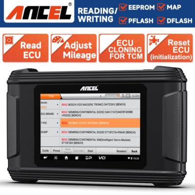 Automotive OBDII Car TCM Clone Tool Scanner for TCM E-CU Initialization Reset 