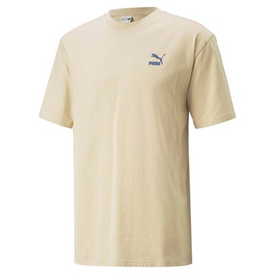 

Puma Classics 70S Psychedelic Graphic Crew Neck Short Sleeve TShirt Mens Beige C, Бежевый, Puma Classics 70S Psychedelic Graphic Crew Neck Short Sleeve TShi